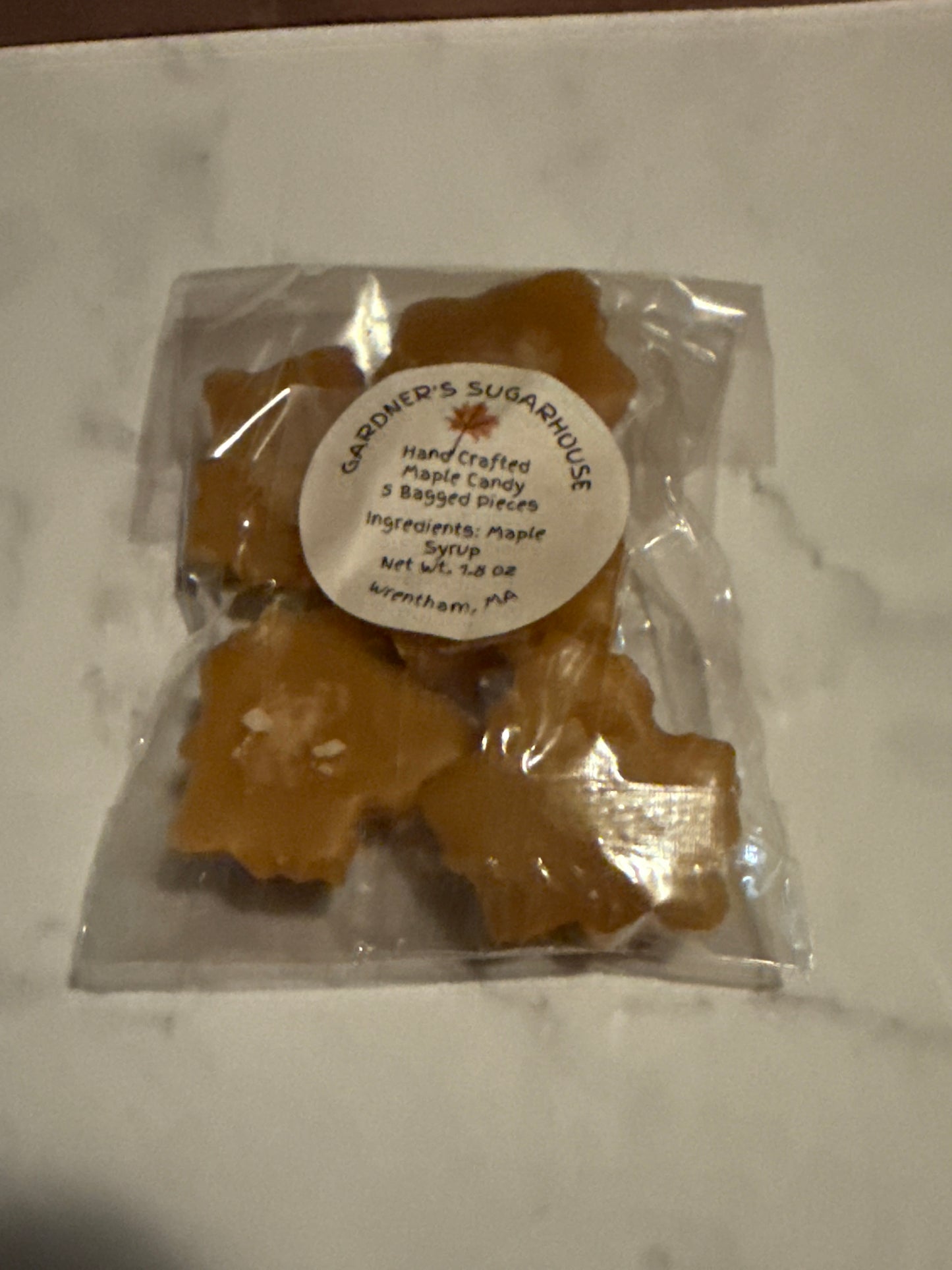 5 Piece Bagged Maple Candy