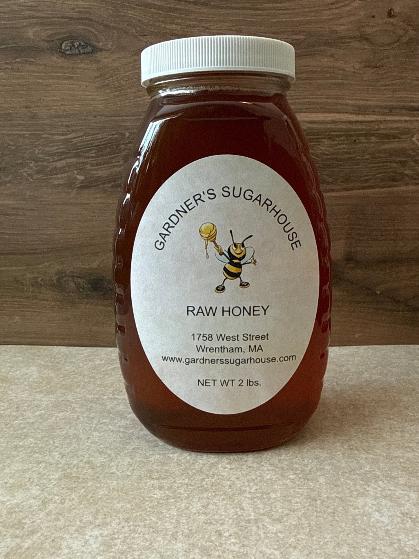 Honey 2lb Glass - Gardners Sugarhouse