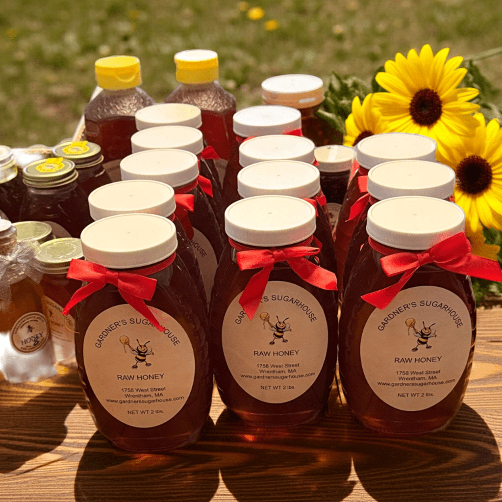 1lb Honey Glass - Gardners Sugarhouse