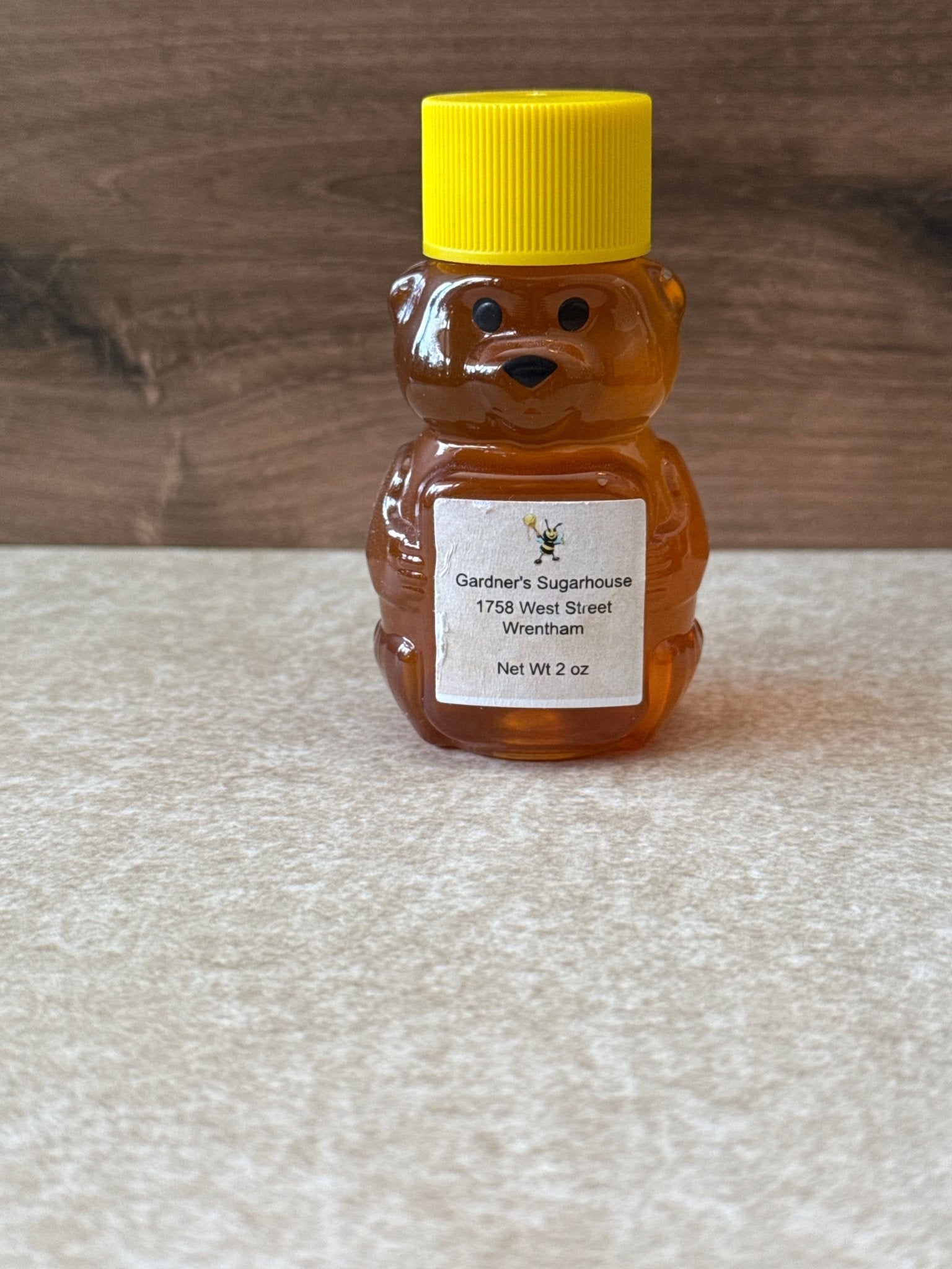 Cute Little 2oz Honey Bear - Gardners Sugarhouse