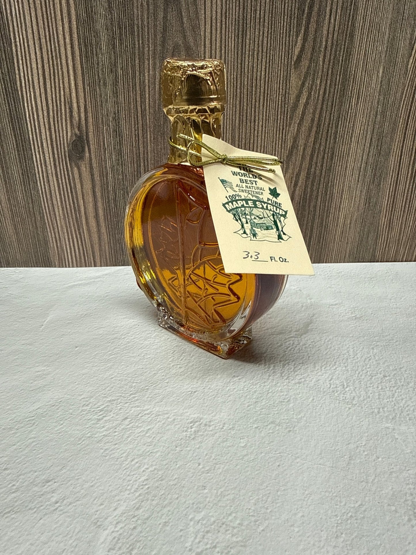 Embossed Maple Leaf 3.3oz - Gardners Sugarhouse