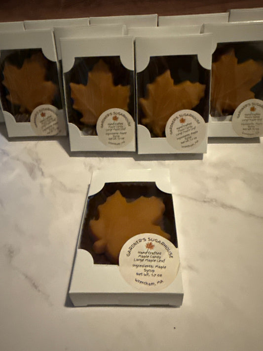 Large Maple Candy Leaf - Gardners Sugarhouse